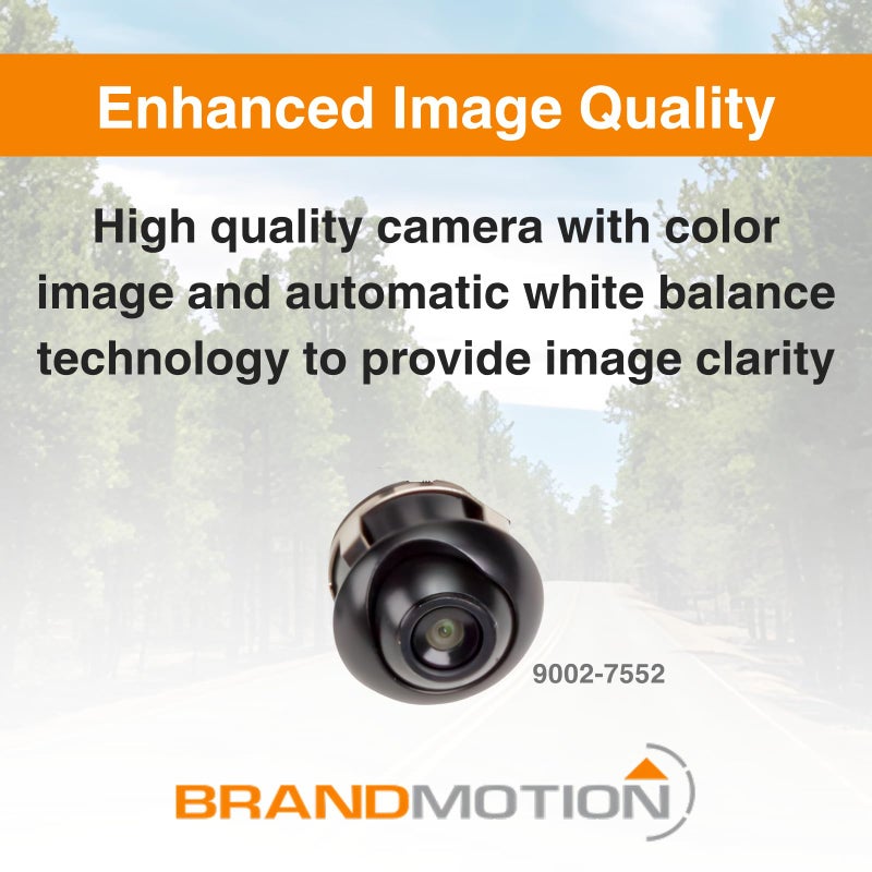 Brandmotion حزام باب خلفي مصنع من براند موشن 9002-7552 مع قاعدة كاميرا رصاصة يناسب 2017-2021 F250 F350 سوبر ديوتي | علبة مقاومة للماء | يتكامل مع العرض الحالي لديك | مصمم للعمل في الإضاءة المنخفضة - Image 4